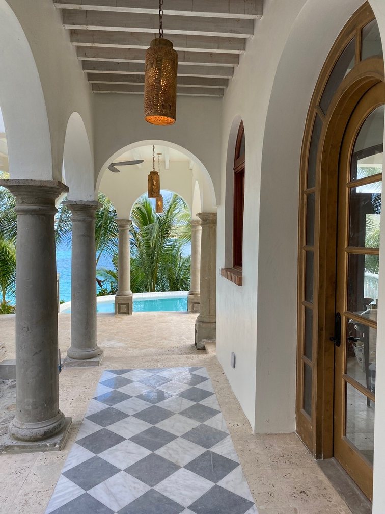 Exterior Walkway Towards Pool