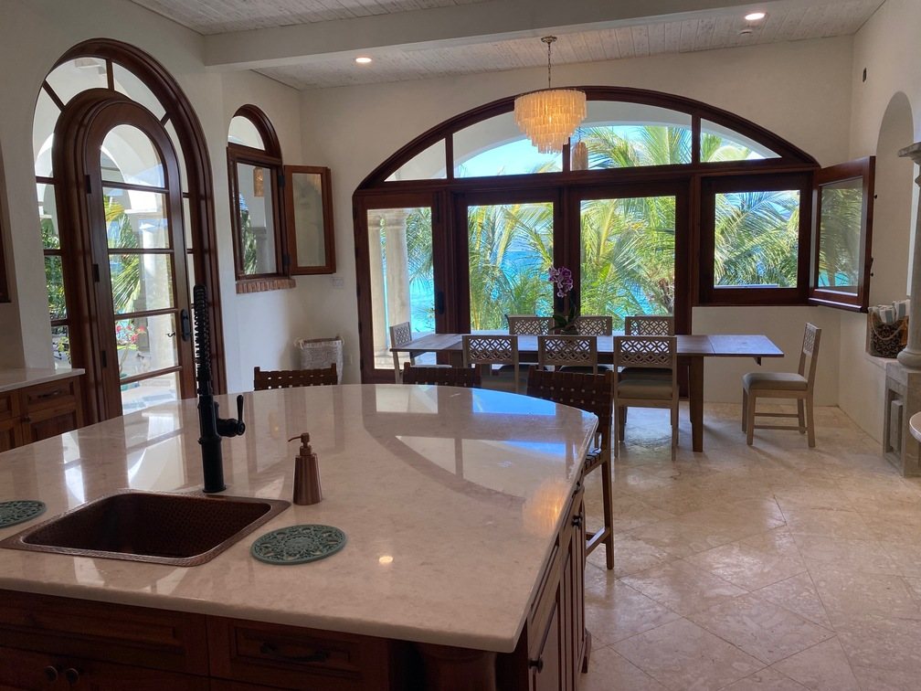 Island Towards Dining and Ocean