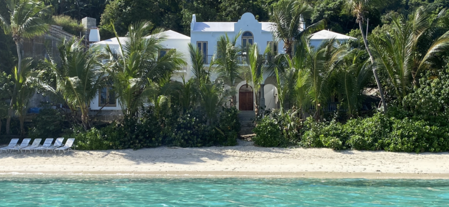 Villa La Playa from the Ocean