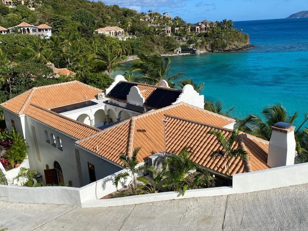 Villa from Upper Driveway