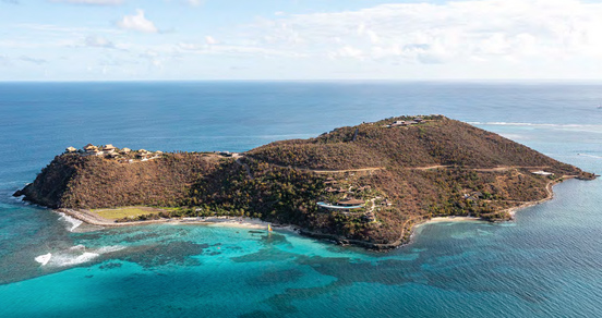 Moskito Island BVI Aerial View