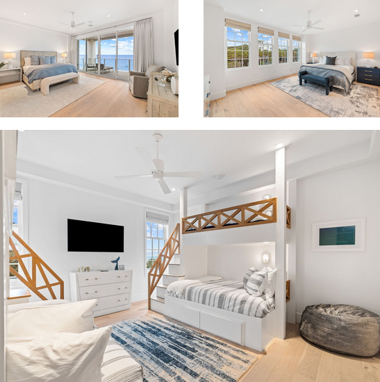 Bedroom Suites with Beach Views