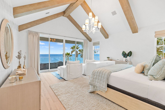 Master Bedroom with Vaulted Ceilings