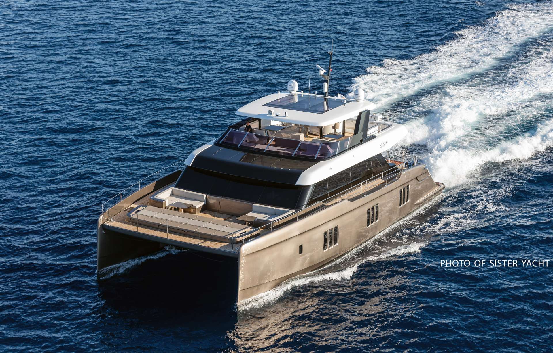 luxury motor catamaran